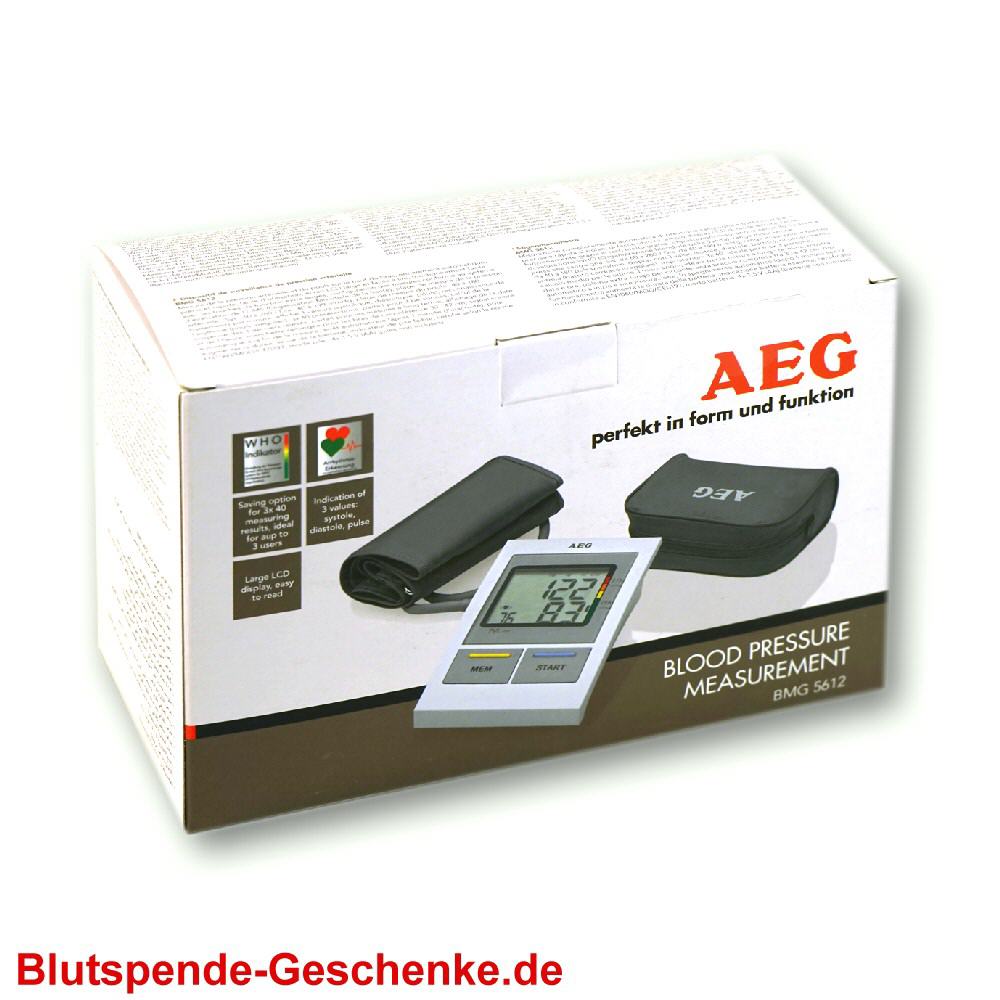 Blutspendegeschenk Blutdruckmessger&auml;t
