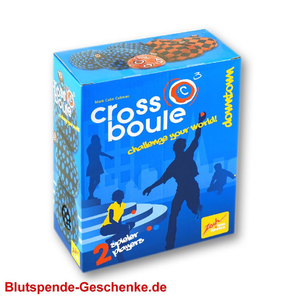 Blutspendegeschenk Cross Boule Spiel
