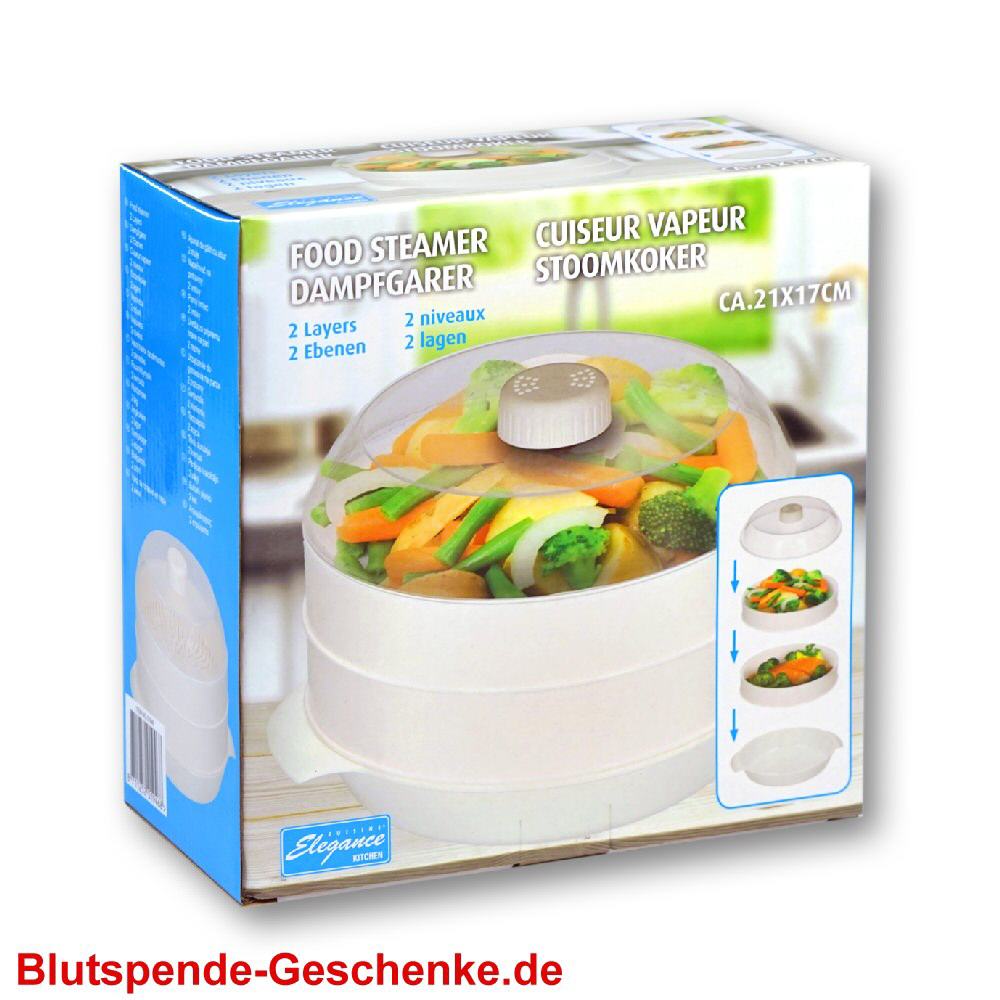 Blutspendegeschenk Dampfgarer