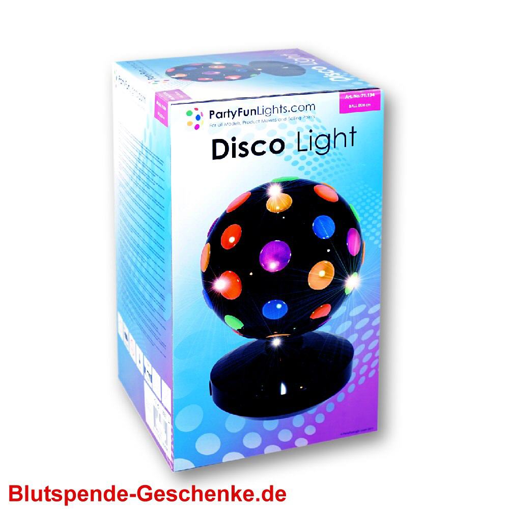 Blutspendegeschenk Diskokugel