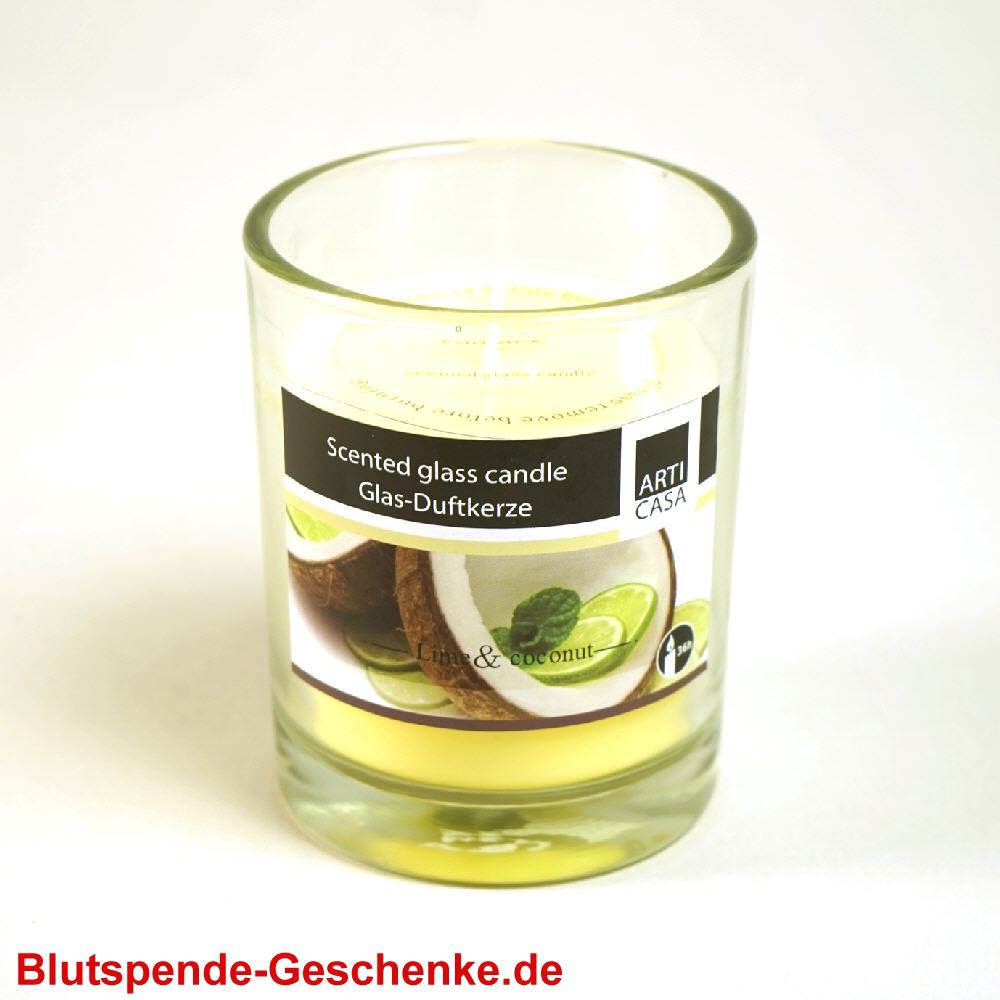 Blutspendegeschenk Duftkerze