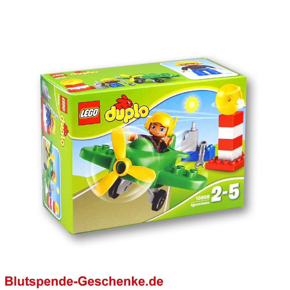 Blutspendegeschenk Duplo Flugzeug