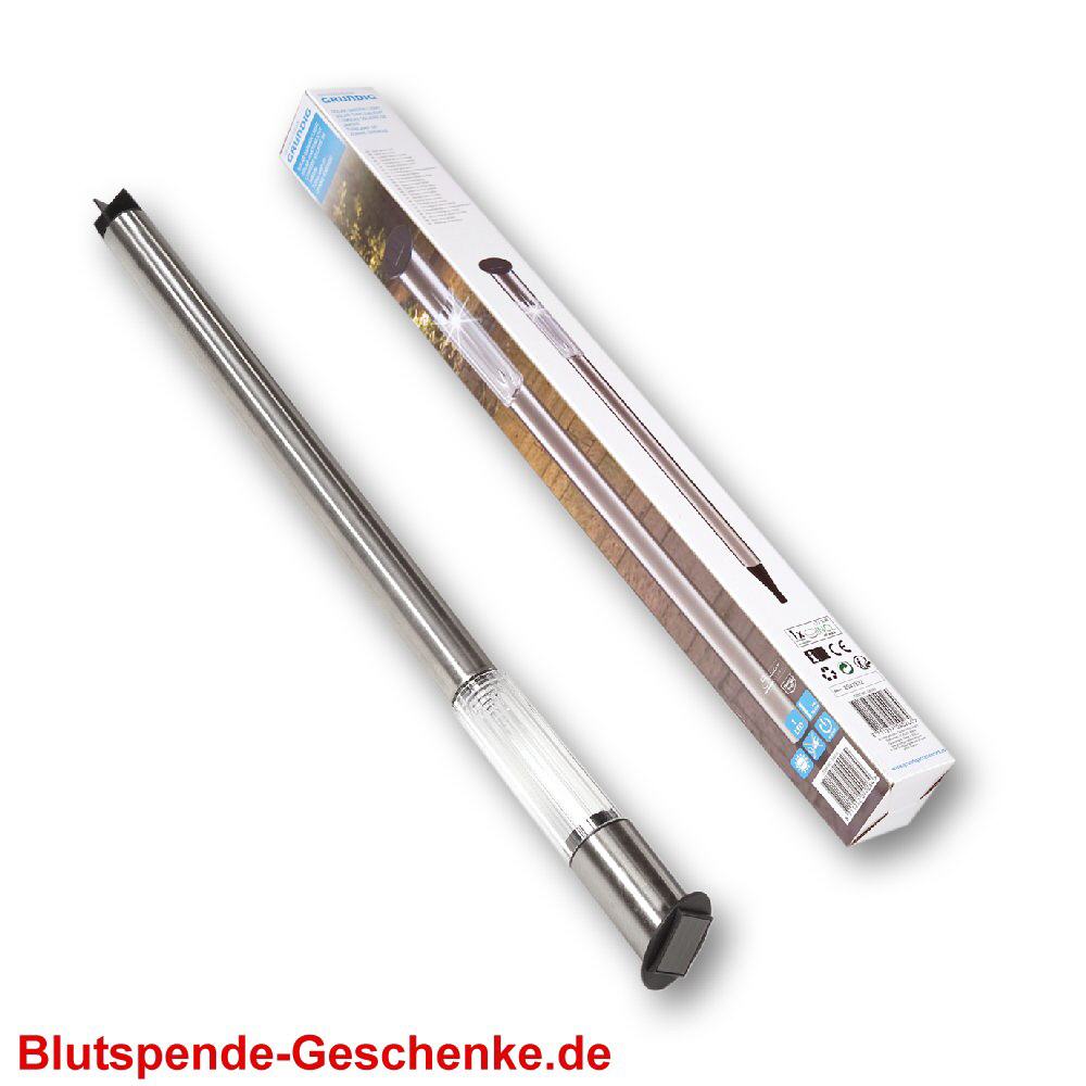 Blutspendegeschenk Solarleuchte LED