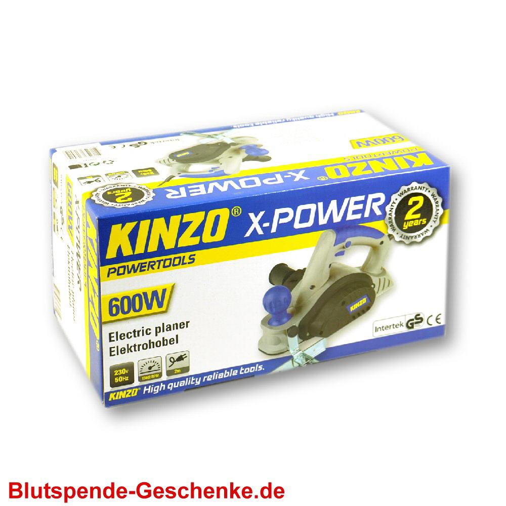 Blutspendegeschenk Elektrohobel