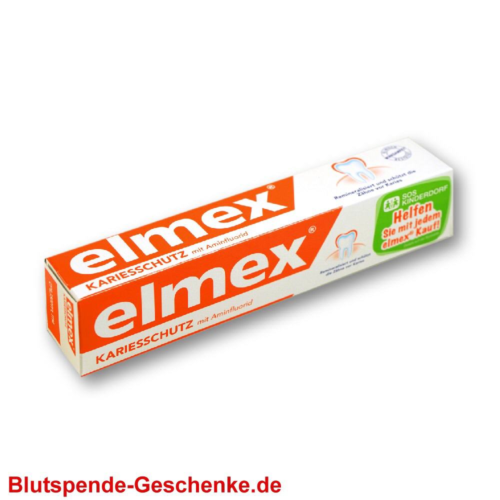 Blutspendegeschenk Elmex Zahncreme
