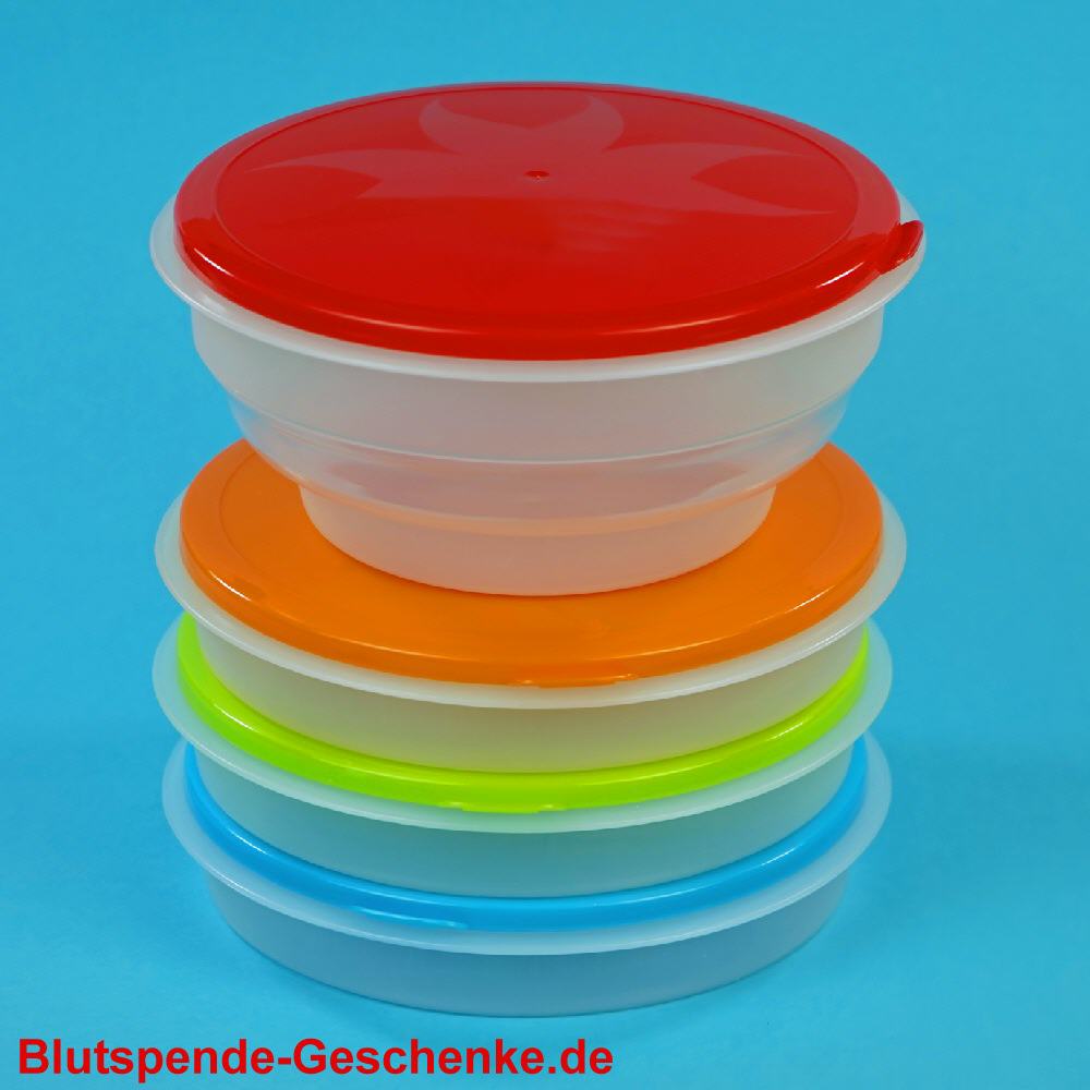 Blutspendegeschenk Falt-Sch&uuml;sseln