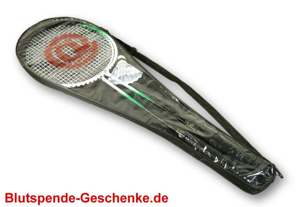 Blutspendegeschenk Federball-Set
