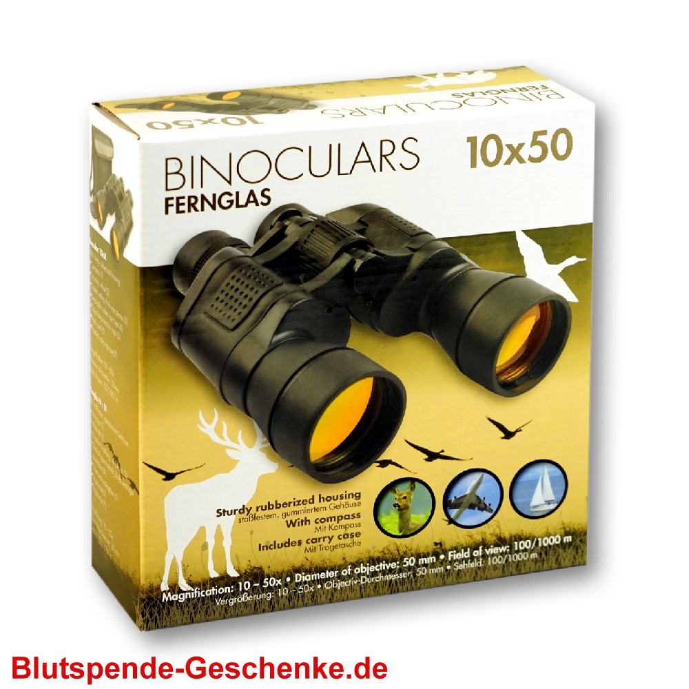 Blutspendegeschenk Fernglas