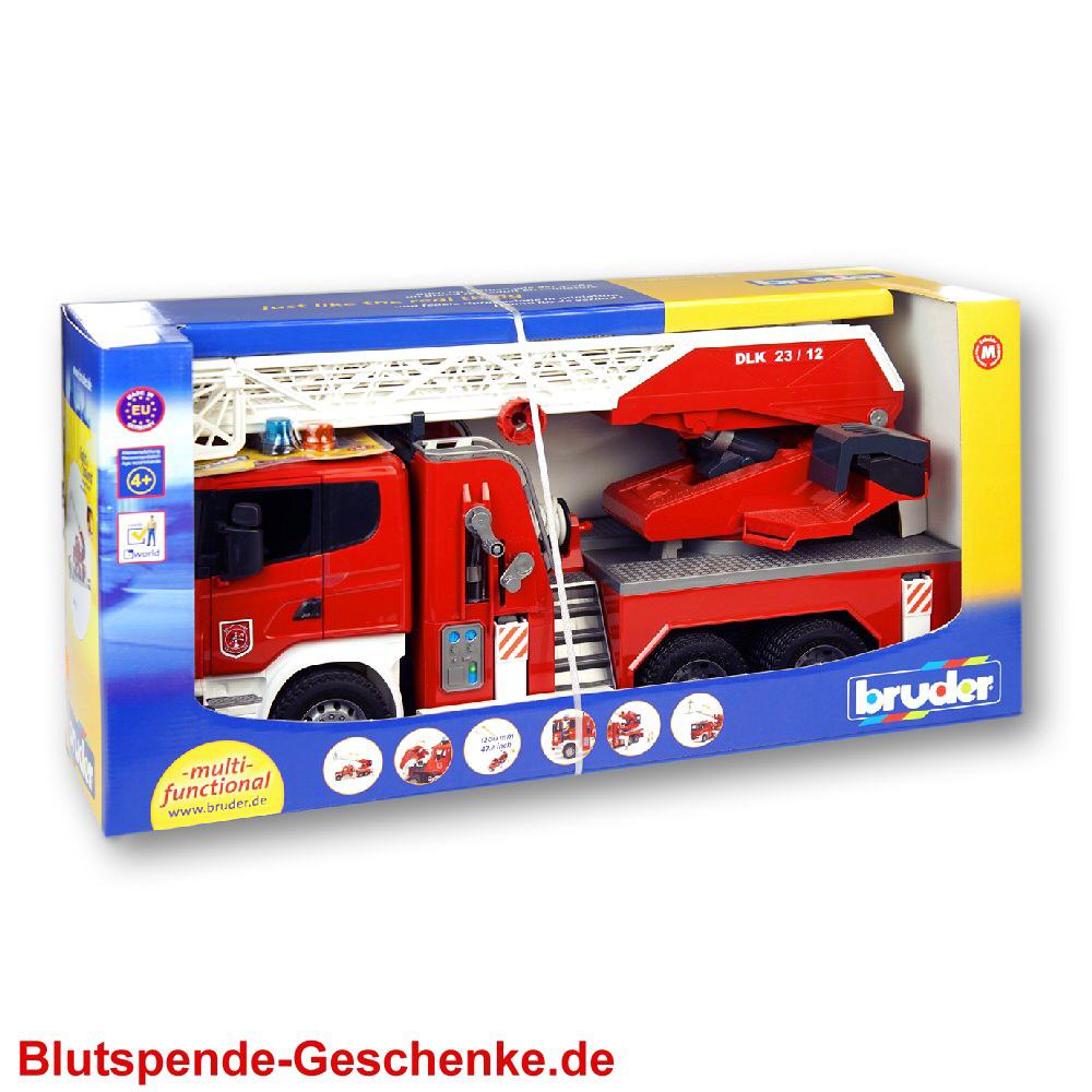 Blutspendegeschenk Feuerwehr-Leiterwagen