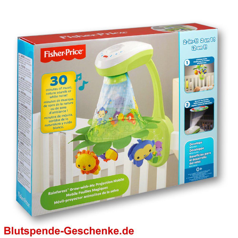 Blutspendegeschenk Fisher Price Mobile