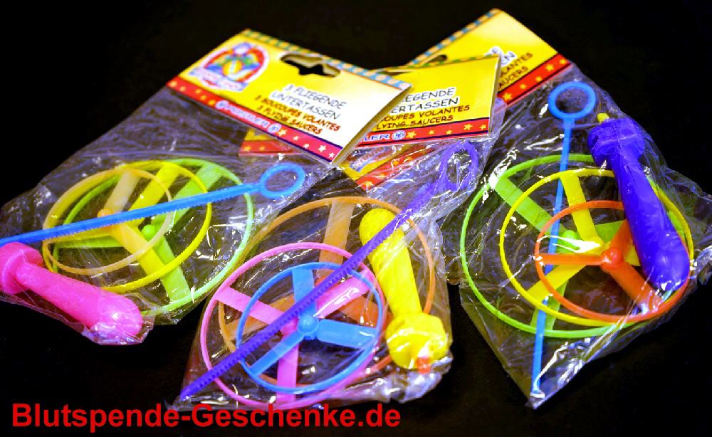 Blutspendegeschenk Fliegende Untertasse