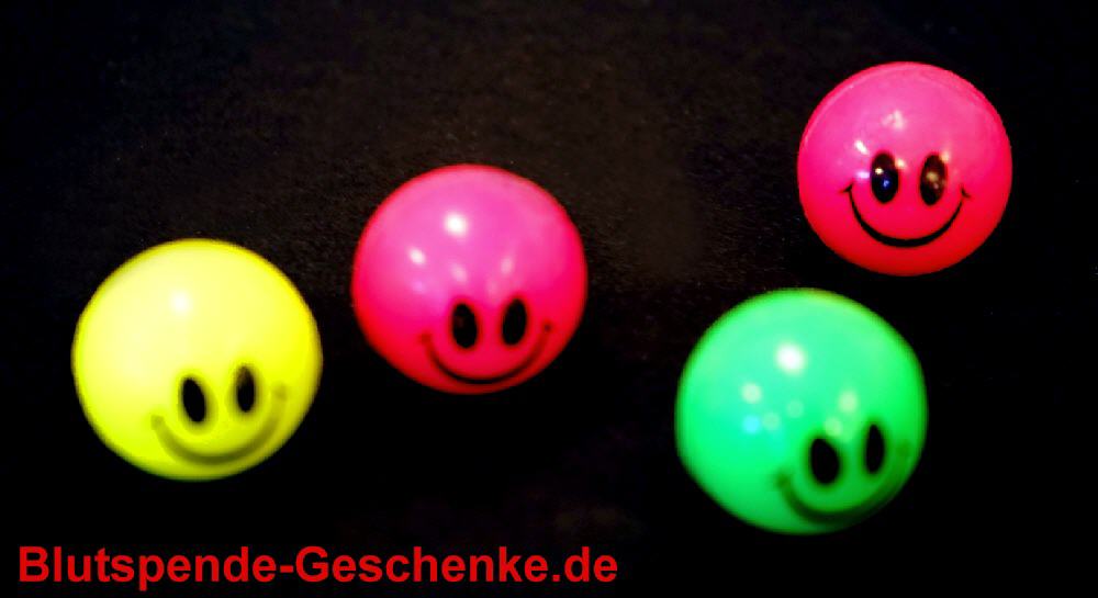 Blutspendegeschenk Flummies L&auml;cheln