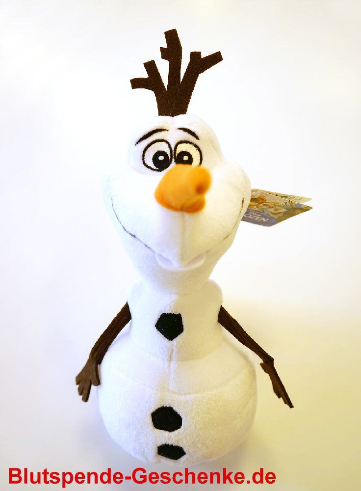 Blutspendegeschenk Frozen Olaf