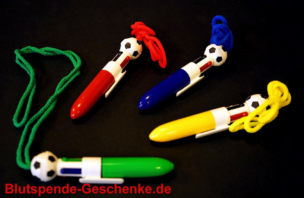 Blutspendegeschenk Fussball-Kugelschreiber