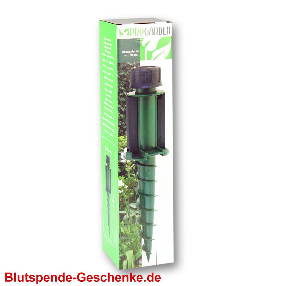 Blutspendegeschenk Sonnenschirmst&auml;nder