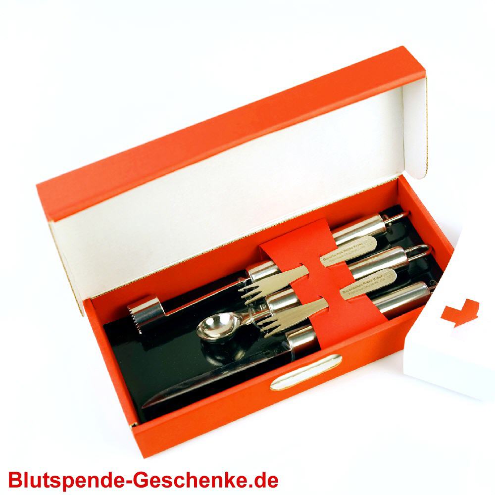 Blutspende Geschenkset Obst-Deko