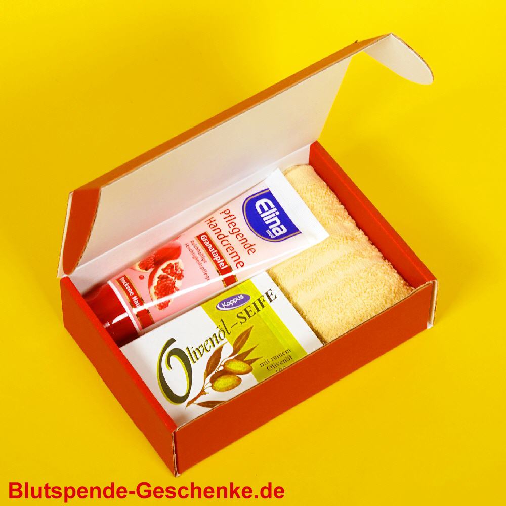 Blutspende Geschenkset Clean & Care