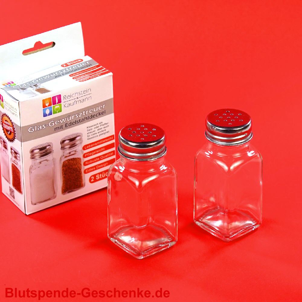Blutspendegeschenk Salz- und Pfeffer