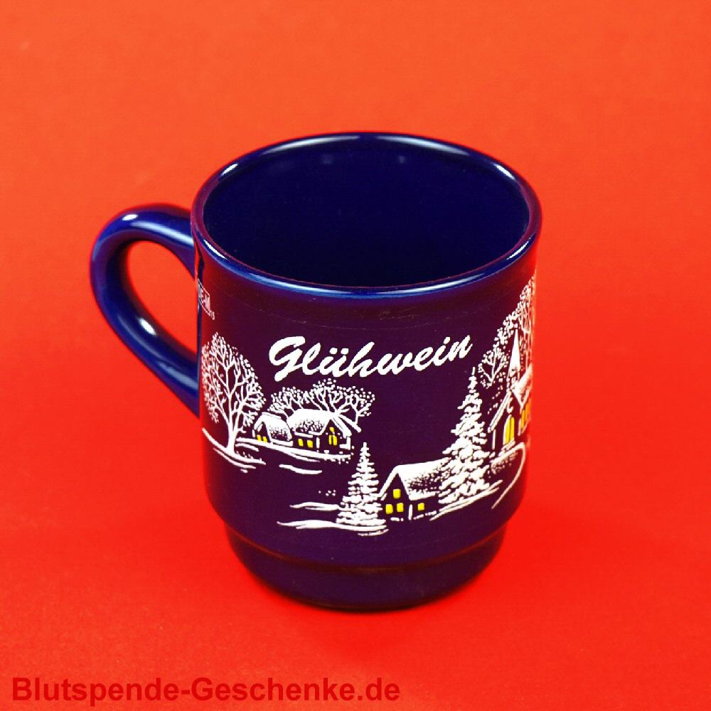 Blutspendegeschenk Gl&uuml;hweintasse