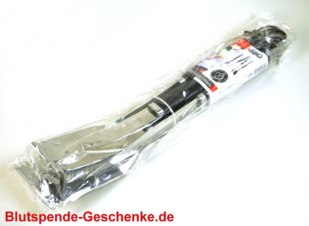 Blutspendegeschenk Grillwerkzeug