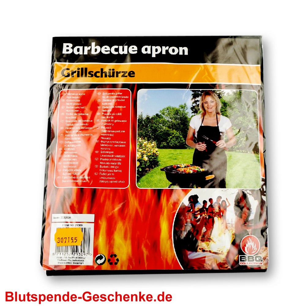 Blutspendegeschenk Grillsch&uuml;rze