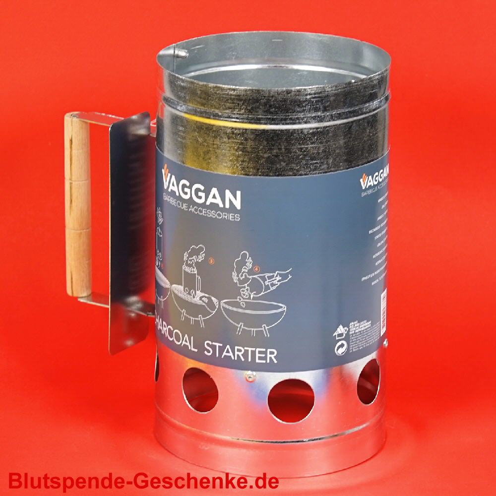 Blutspendegeschenk Metall-Grill-Kamin