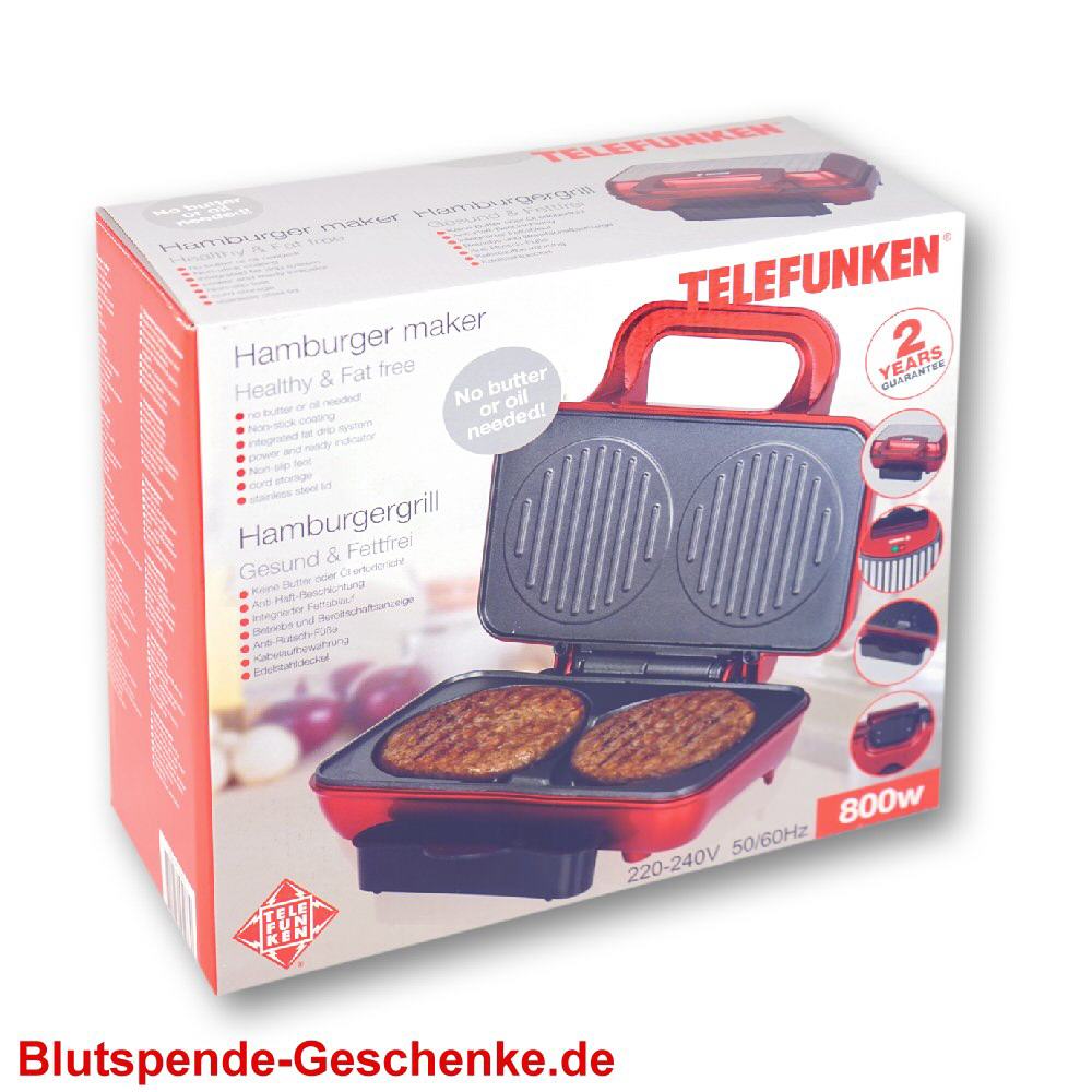 Blutspendegeschenk Hamburger-Brater