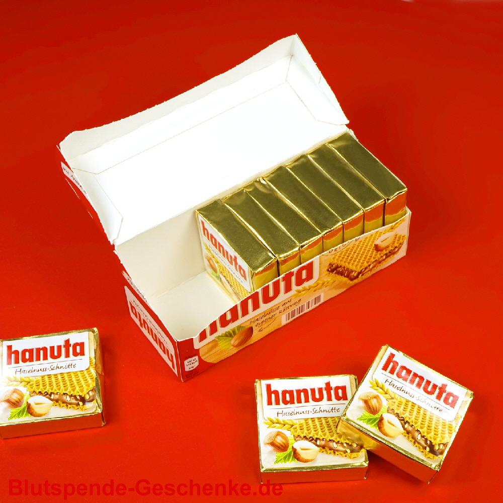 Blutspendegeschenk Hanuta