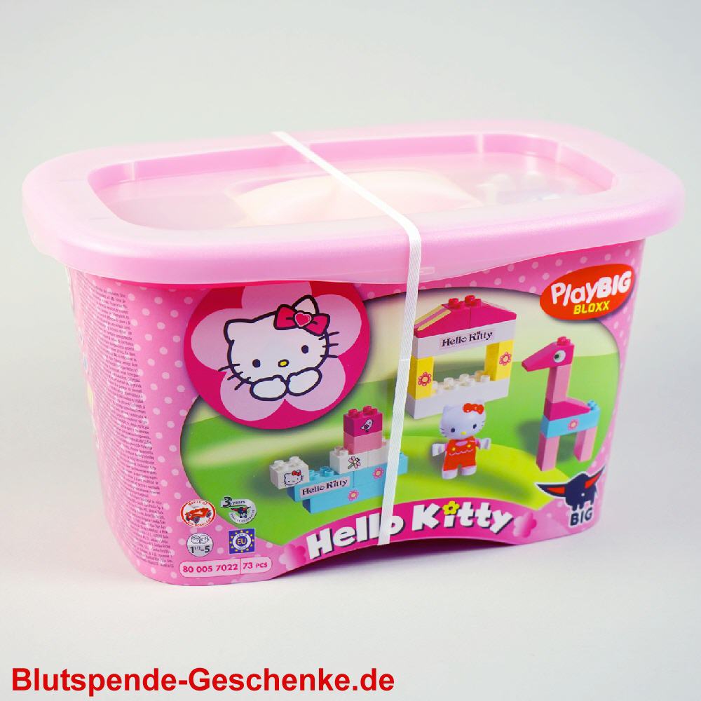 Blutspendegeschenk Hello Kitty Playbig-Bloxx