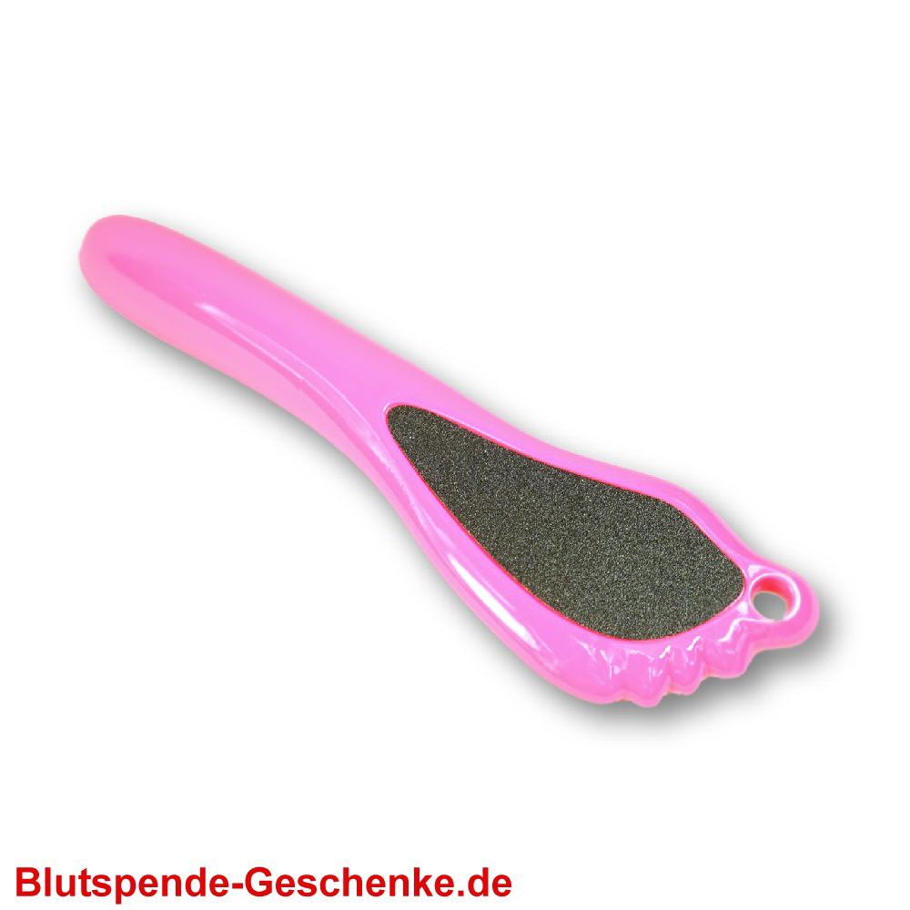 Blutspendegeschenk Hornhaut-Hobel