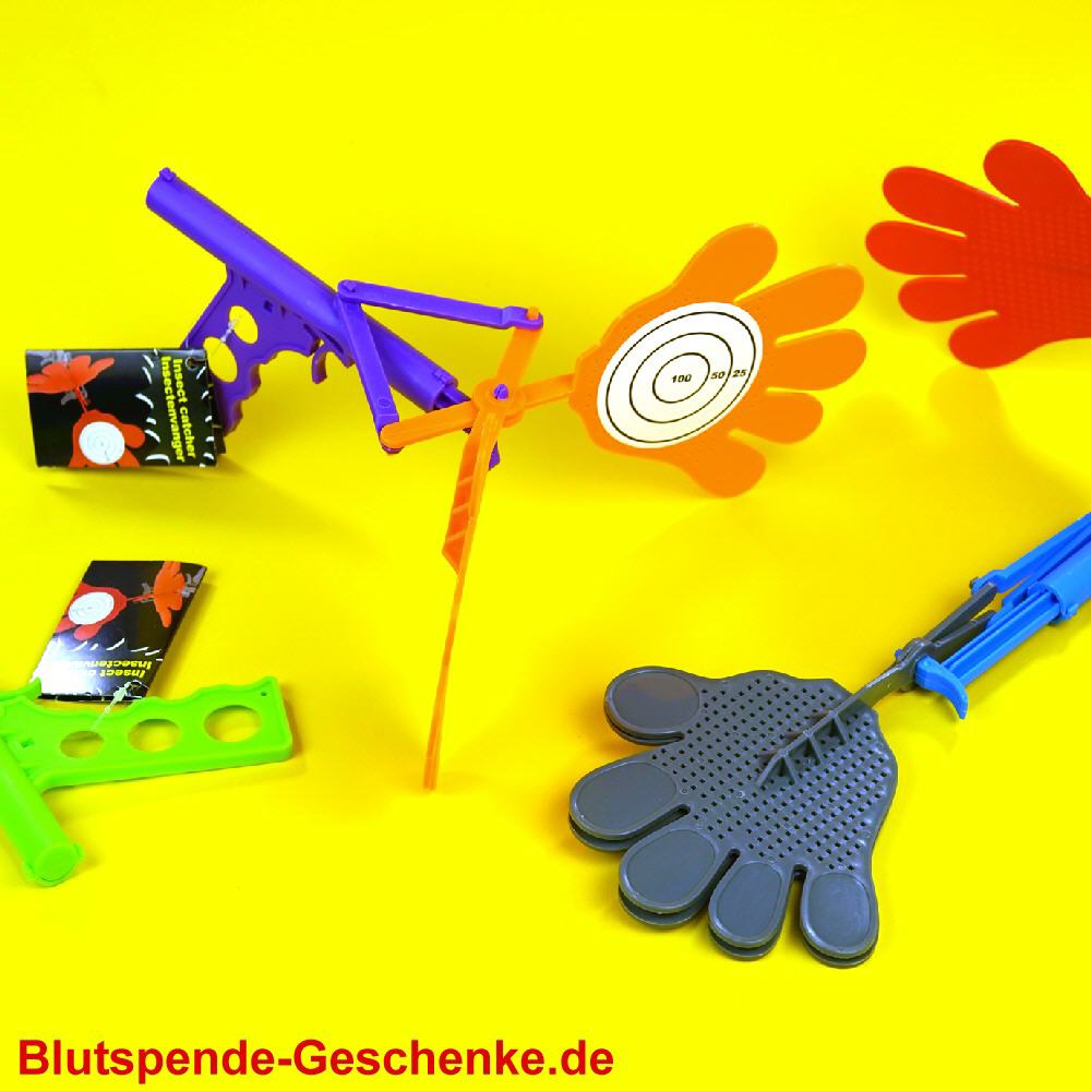Blutspendegeschenk Insektenf&auml;nger mit Zielscheibe