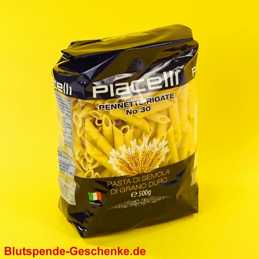 Blutspendegeschenk Nudeln