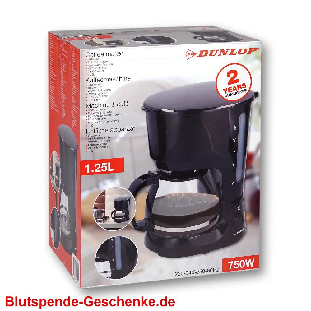 Blutspendegeschenk Kaffeemaschine