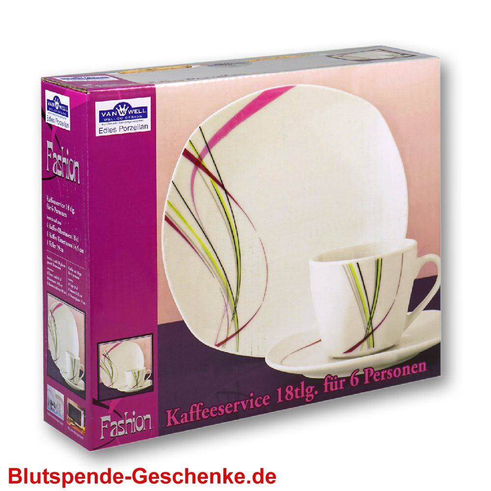 Blutspendegeschenk Kaffee-Service Fashion