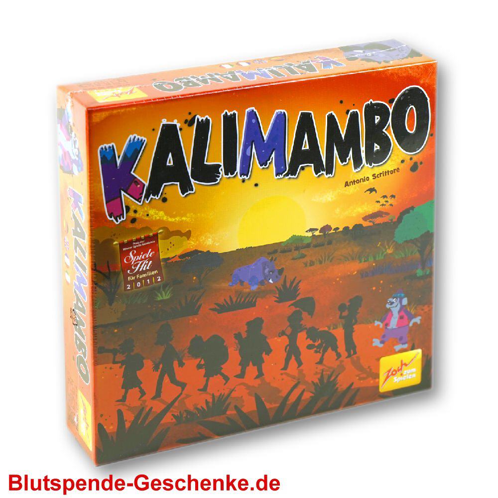 Blutspendegeschenk Spiel Kalimambo