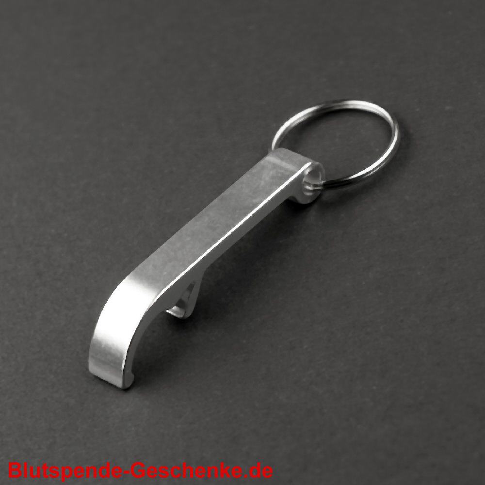 Blutspendegeschenk Anh&auml;nger Flaschen&ouml;ffner