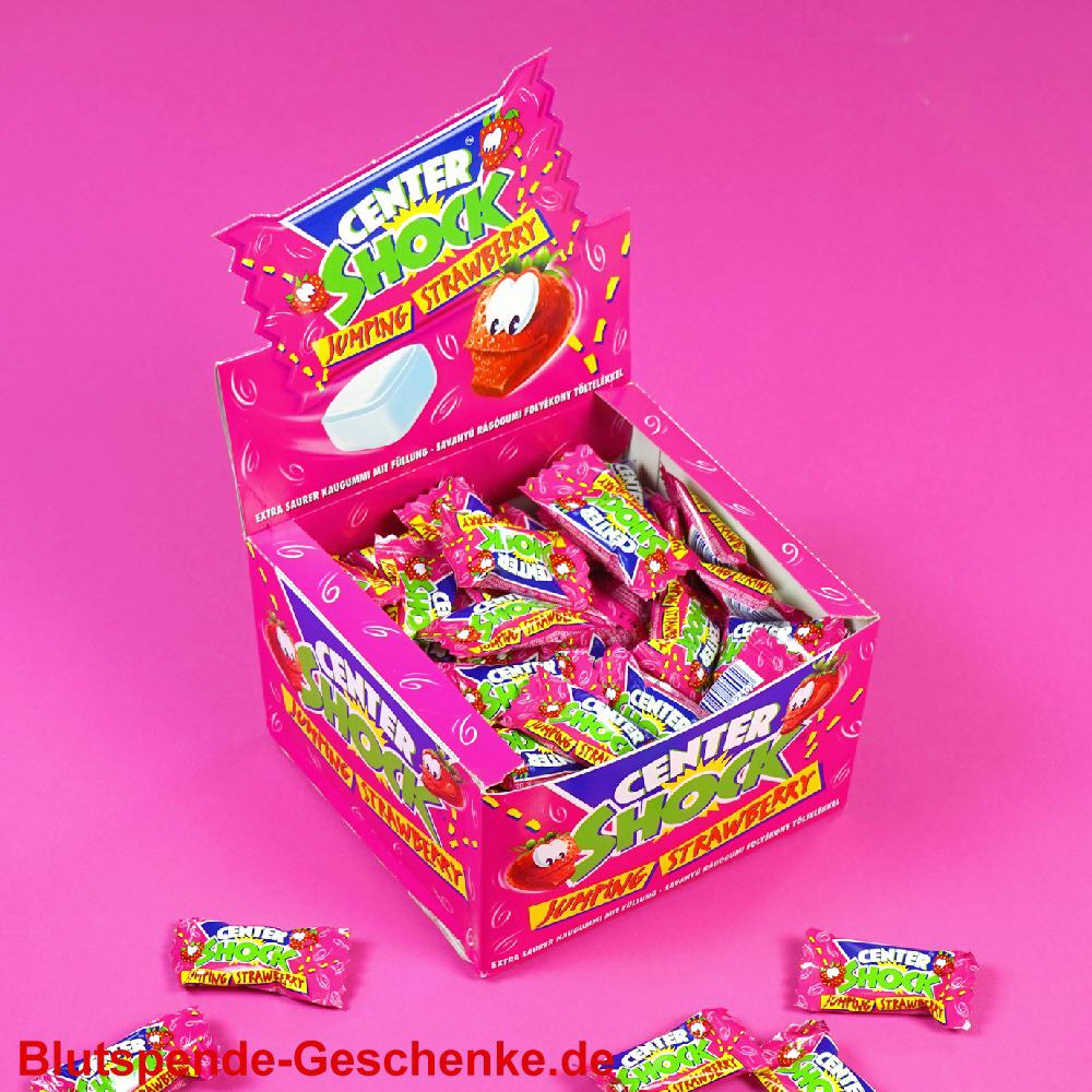 Blutspendegeschenk Kaugummi Center Shock
