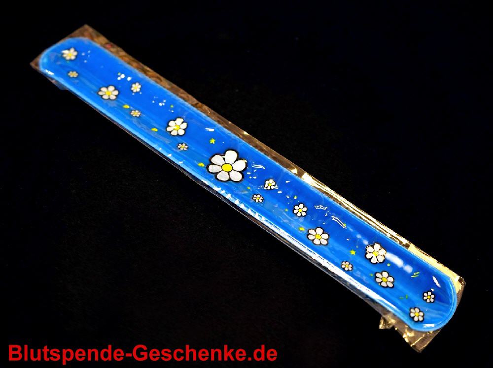 Blutspendegeschenk Knickarmband Blumen