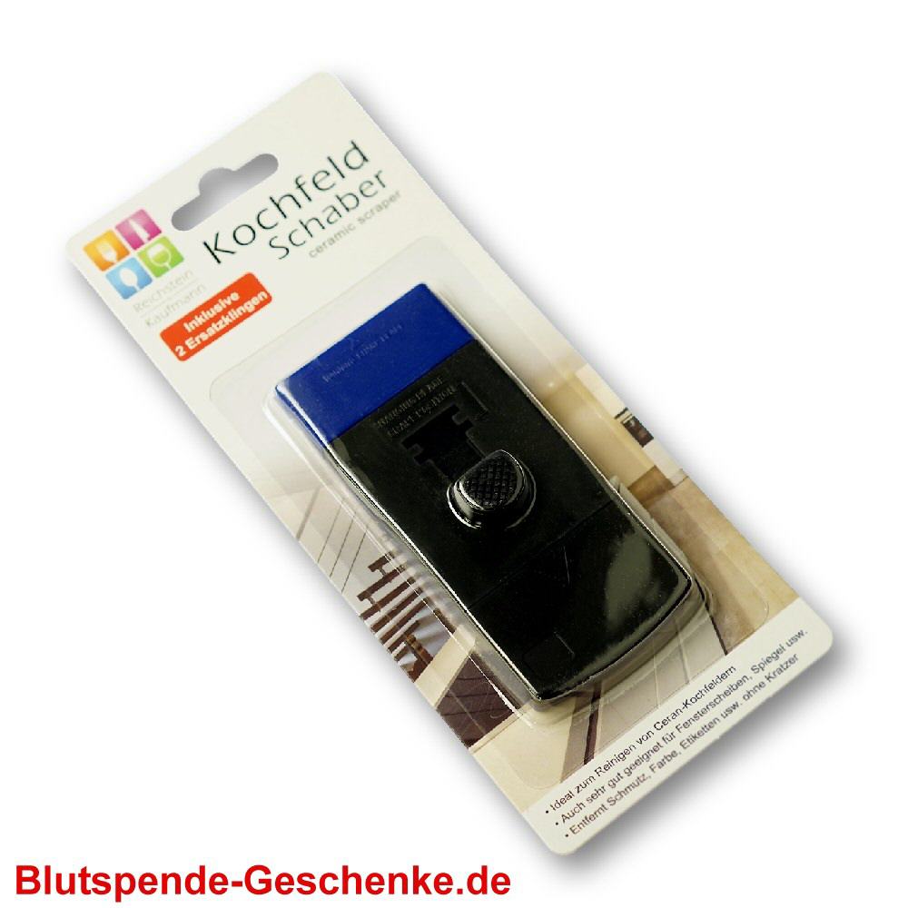 Blutspendegeschenk Kochfeldschaber