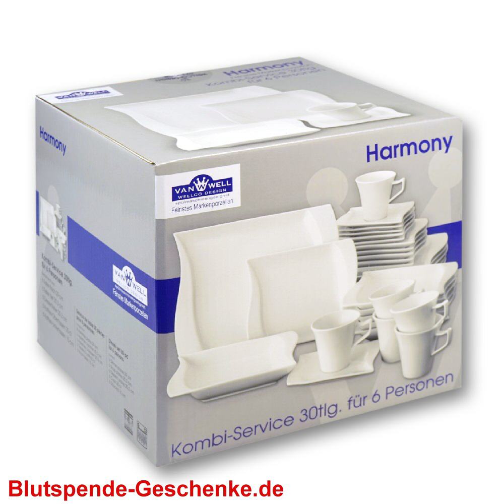 Blutspendegeschenk Kombi-Service