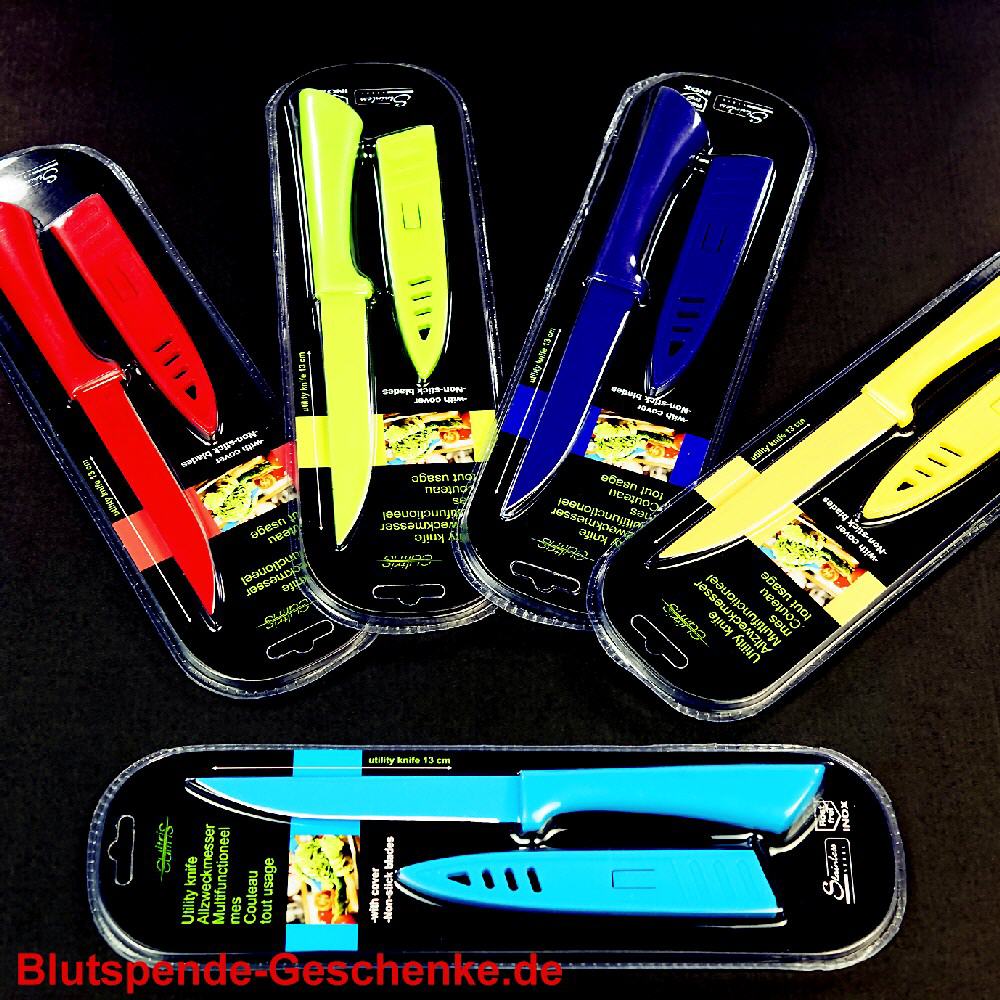 Blutspendegeschenk K&uuml;chenmesser farbig