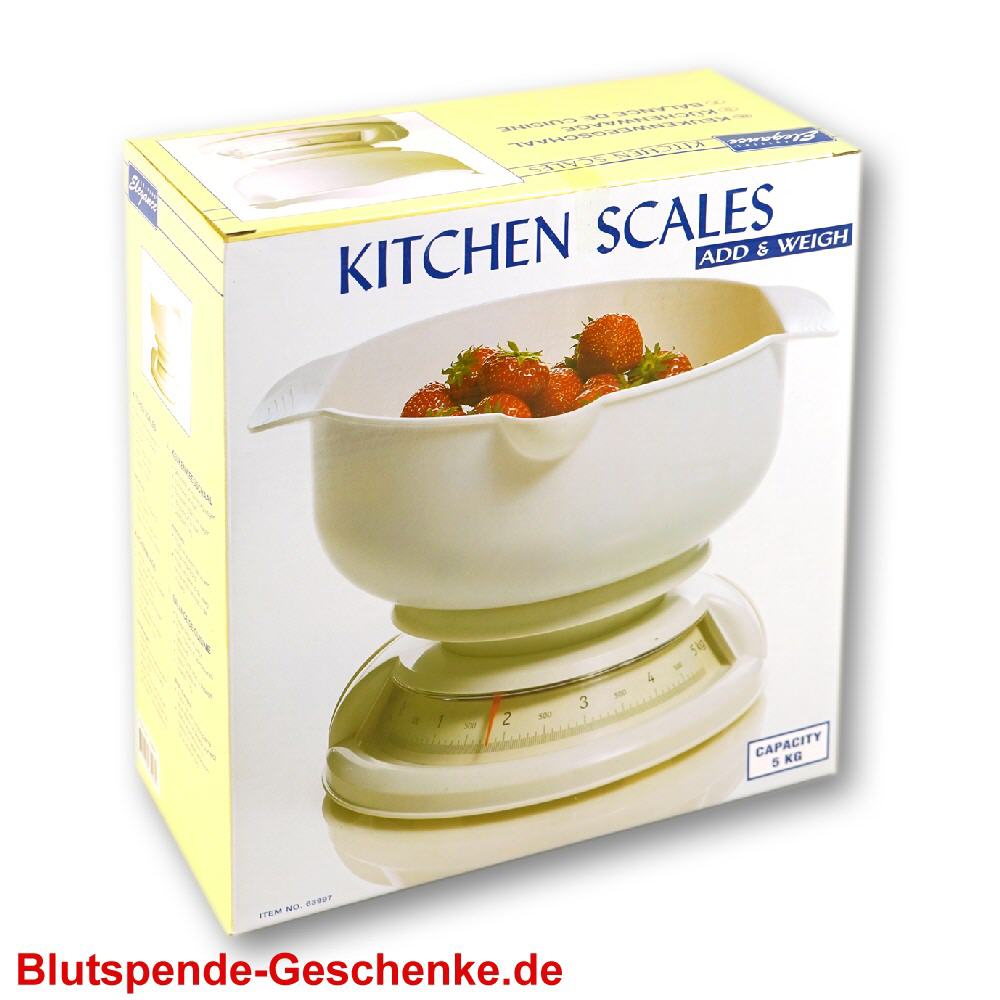 Blutspendegeschenk K&uuml;chenwaage