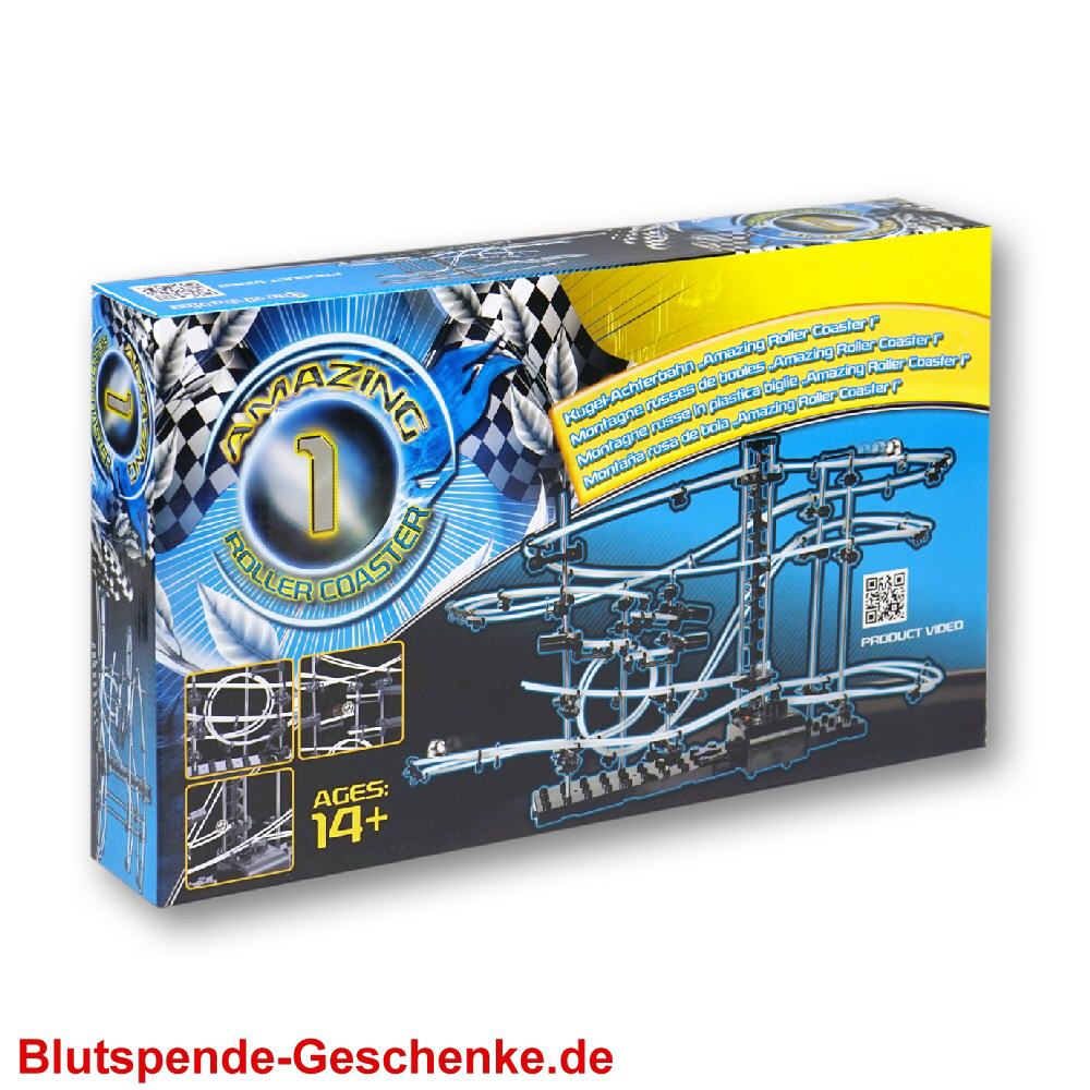 Blutspendegeschenk Kugel-Achterbahn