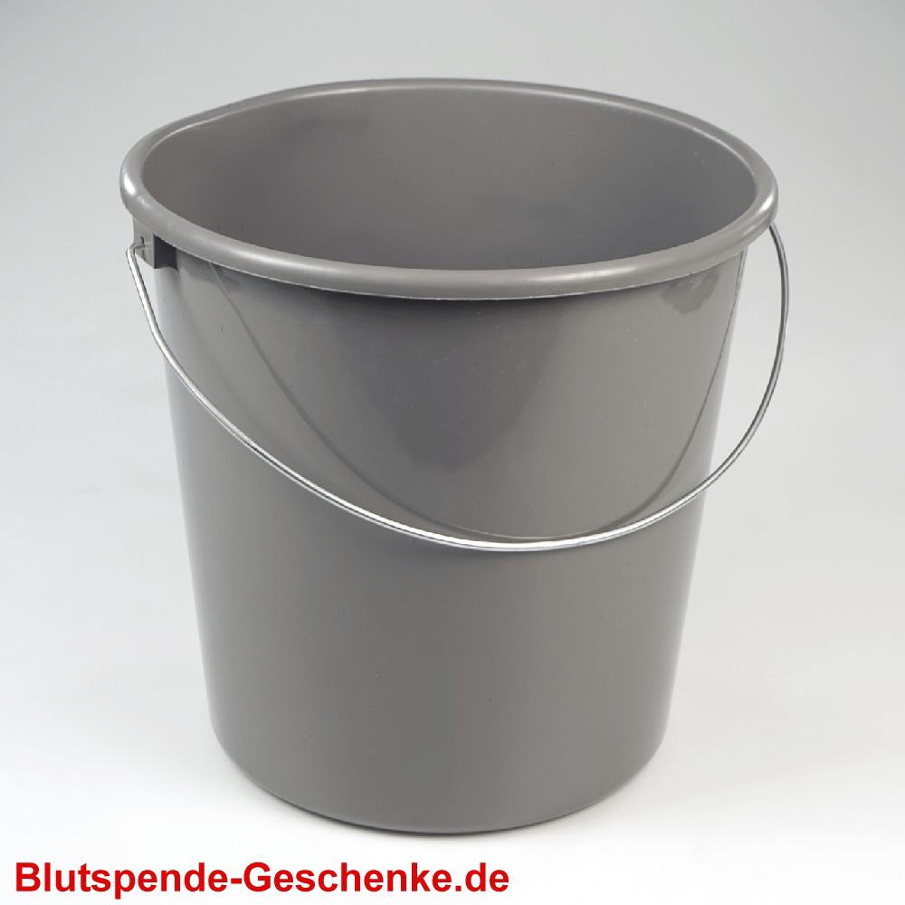 Blutspendegeschenk Eimer aus Kunststoff 10 Liter