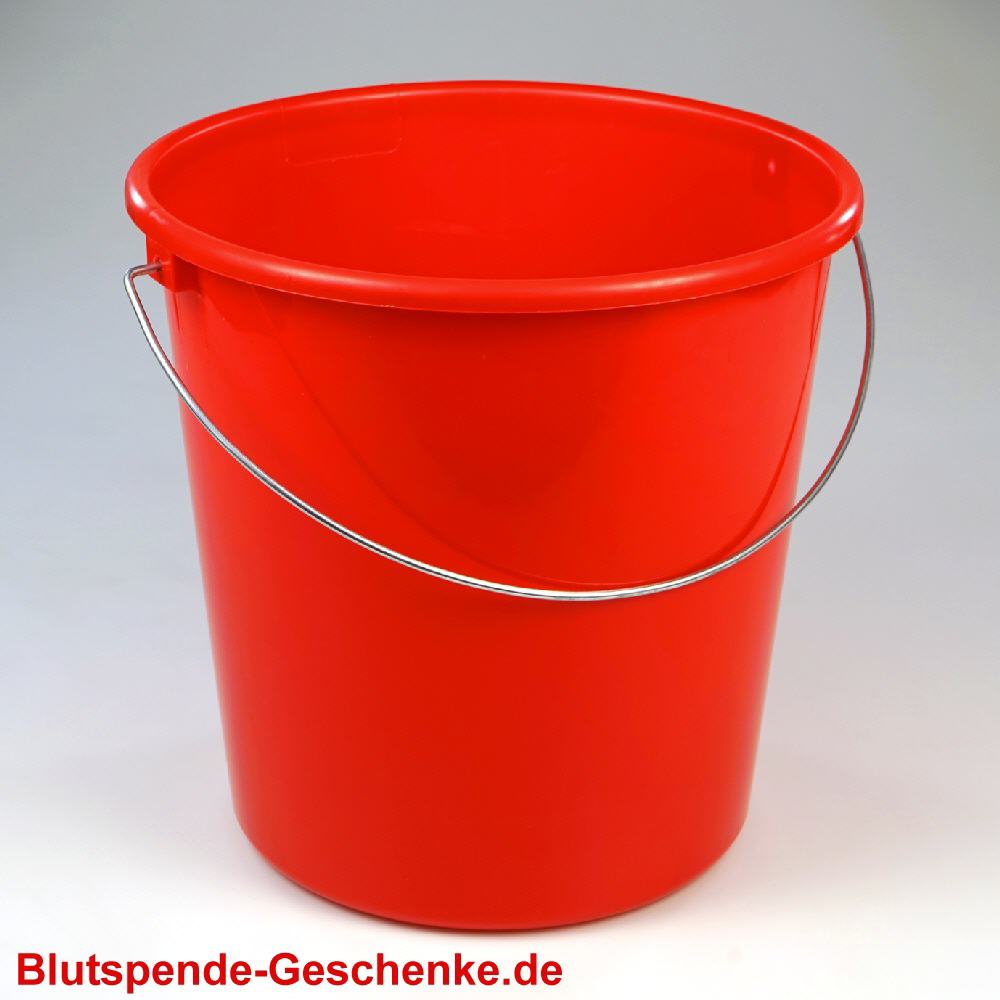 Blutspendegeschenk Kunststoff-Eimer 10 Liter