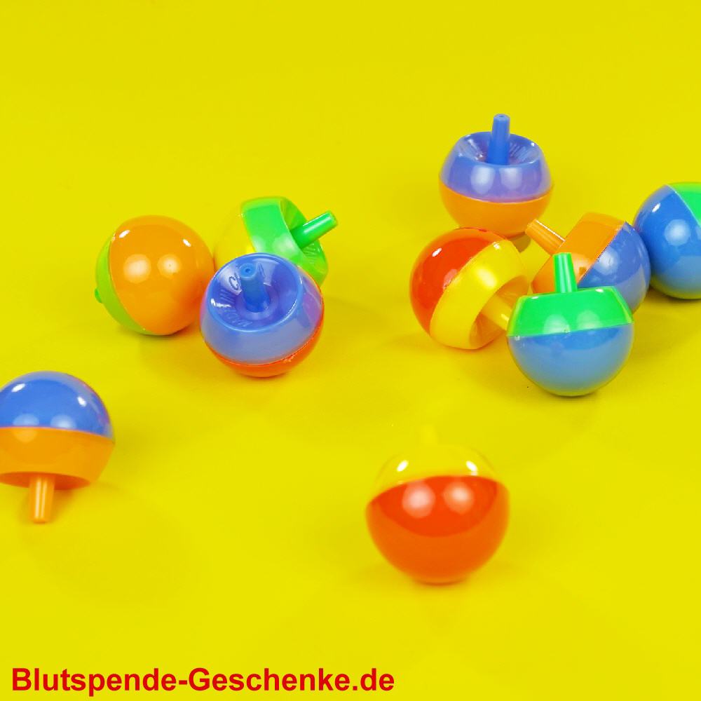 Blutspendegeschenk Kunststoff-Kreisel 3 cm