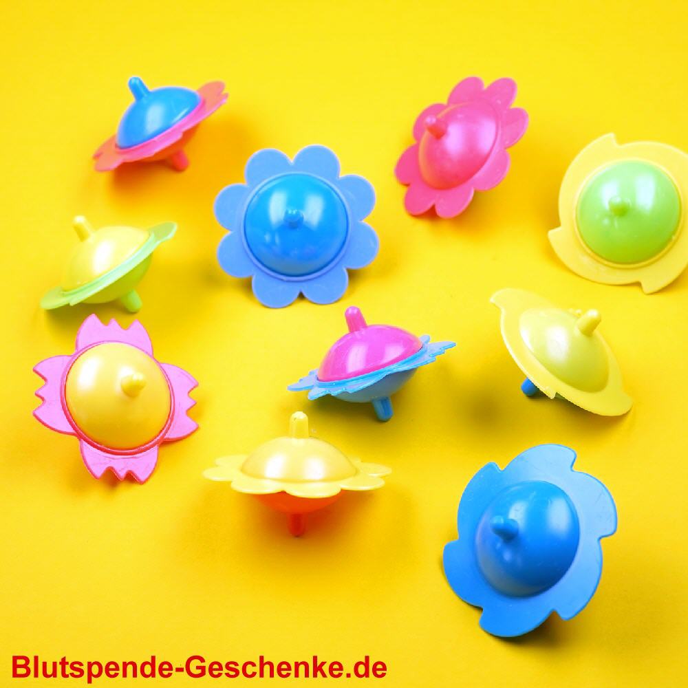 Blutspendegeschenk Kreisel aus Kunststoff 5 cm