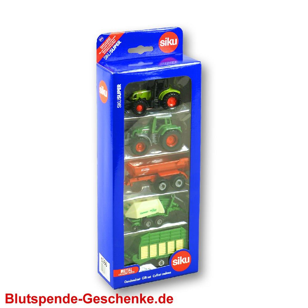 Blutspendegeschenk Set Landwirtschaftsfahrzeuge