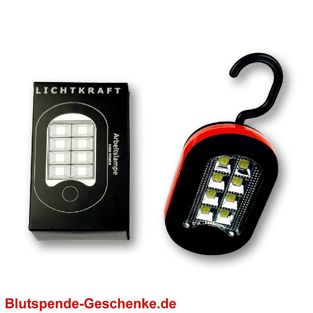 Blutspendegeschenk LED-Arbeitsleuchte