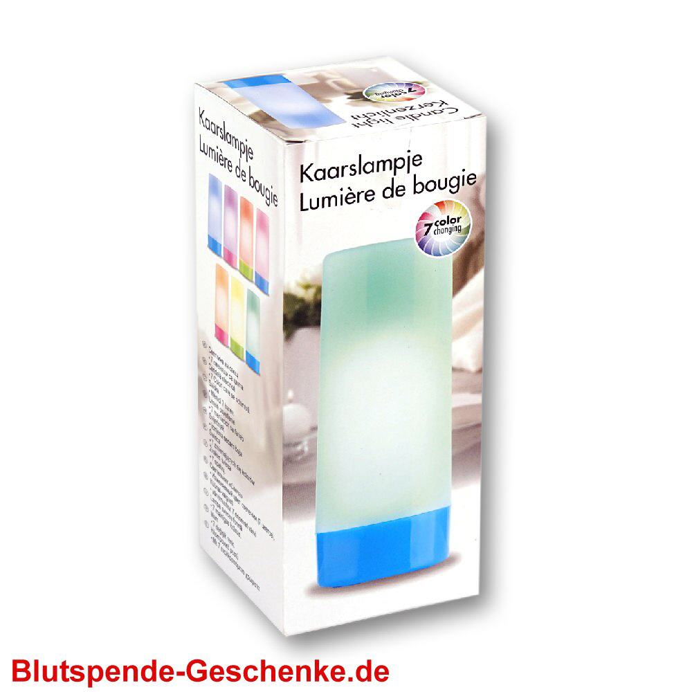 Blutspendegeschenk LED-Farbwechsel-Kerzenlicht